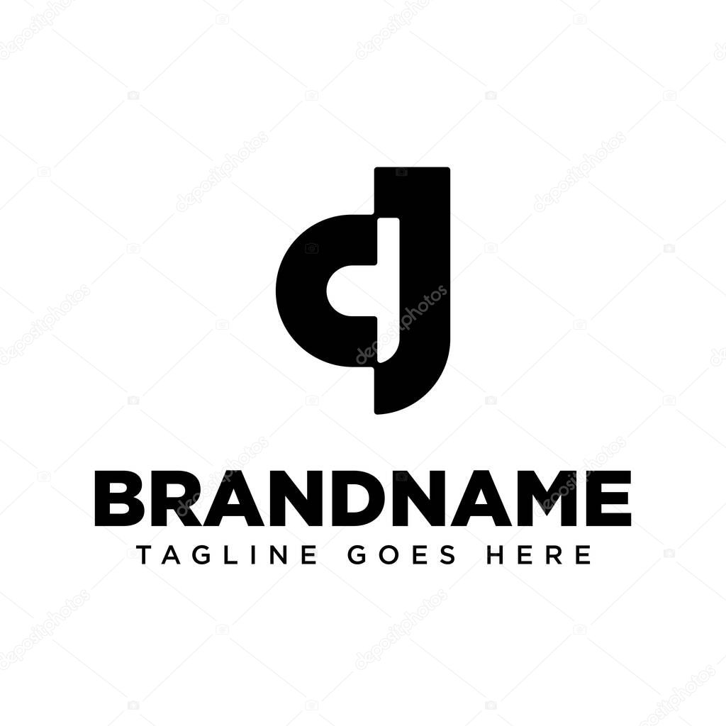 Letters CJ Monogram Logo, suitable for any brand with JC or CJ initials