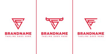 Harfler SFS Bull Üçgen Logosu, gücü, hırsı ve istikrarı simgeliyor.