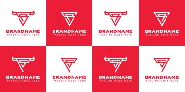 Harfler SP PS SQ QS Bull Üçgen Logosu, gücü, hırsı ve istikrarı simgeliyor.