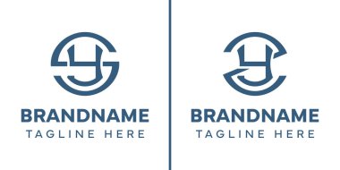 SY ve ZY Monogram logosu harfleri, SY YS ZY YZ baş harfleri olan her iş için uygundur