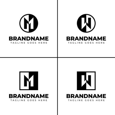 M harfi veya W dairesi ve kare logosu mükemmelliği, hırsı ve dikkat çekici kimliği simgeliyor.