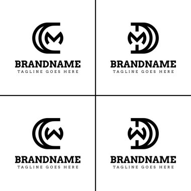 CM CW DM DW Monogram Logosu, CM MC WC DM DD baş harfleri