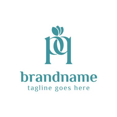Harfler PQ Güzellik Logosu, karmaşıklığı, tarzı ve zamansız güzelliği simgeliyor.