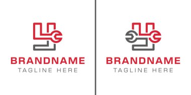 Y harfi Wrench Logosu, otomotiv, onarım veya mühendislik endüstrisi için ideal.