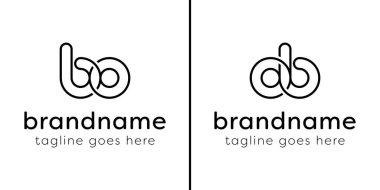 BO ve OB Monogram Hattı Logosu harfleri, kadın doğum ve doğum uzmanlarının isminin baş harfleri ile başlayan her iş için uygundur.