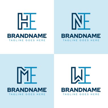 EH EN EM baş harfleri için logo seti kuruyoruz.