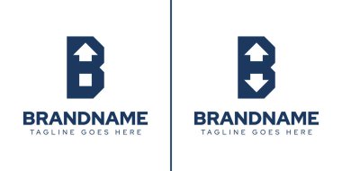 B harfi Arrow Logosu, yönü, hırsı ve ileri hareketi simgeliyor.