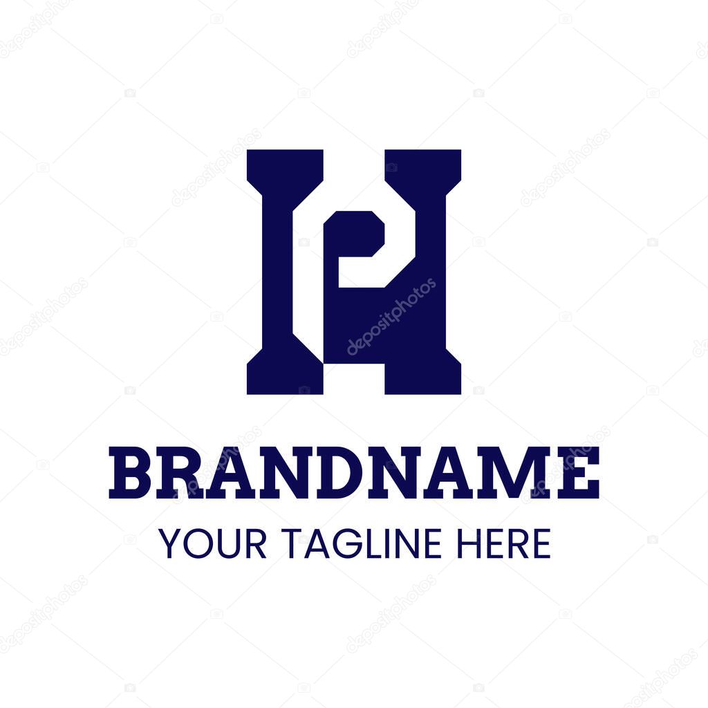 Letters HP Monogram Logo, suitable for any brand with PH or HP initials
