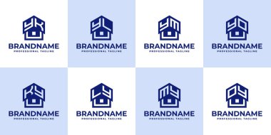 YK KY YL LY YM MY YO OY Çatı Logosu, evle ilgili her iş için uygun