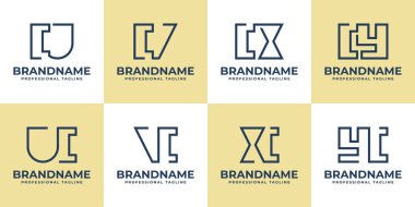 Harfler CU UC CV VC XC CY Monogram Logosu