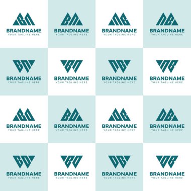 MBN WBN MBO WBO BN BO Logo Set, her iş için uygun