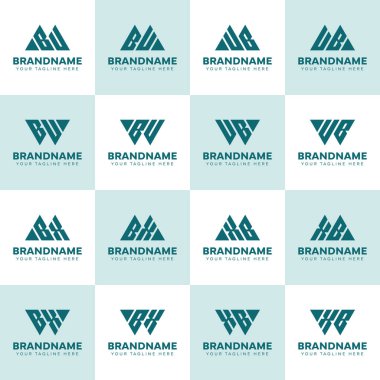 MBU WBU MBX WBX BU BX Logo Seti, her iş için uygun