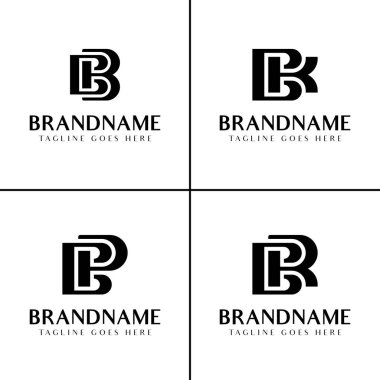 BB BK BP Monogram Logosu, marka BB BK KB BP BP PB RR baş harfleri