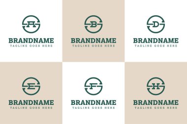 SA SB SD SE SF SH Monogram Logo Set, AS BS DS ES FS HS baş harfleri