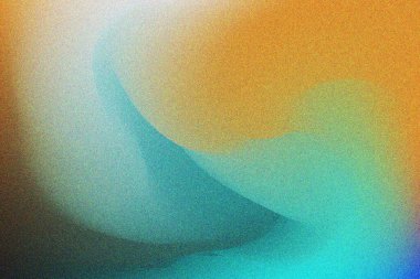 Turuncu Yeşil Taneli Soyut Arkaplan