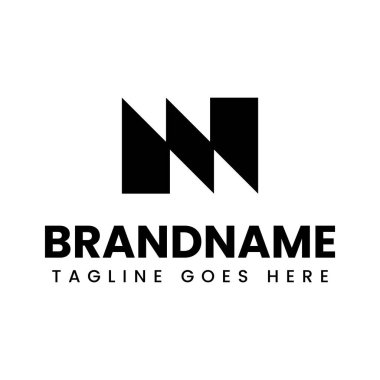 MW Monogram Logosu harfleri, MW veya WM baş harfleri olan her marka için uygundur.