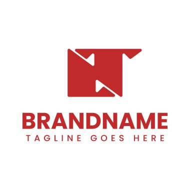 LT LTT LTN NTL TNL harfleri için LNT Monogram Logosu