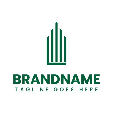 L harfi gökdelen logosu, gücü, büyümeyi ve modern mimariyi sembolize eder.