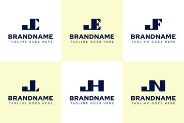 JC JE JF JL JH JN Monogram Logo Set, JC CJ JJ JJ JJ JL JJ JJ baş harfleri