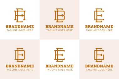EA EB EC ED EE EG Monogram logosu, AE BE DE EE baş harfleri