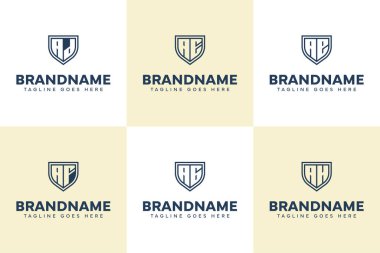 AE AF AG AH Kalkan Hattı Logosu, DA EA FA GA Baş harfleri