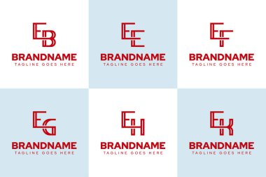 EB EE EF EH EK EK Logo Monogramı Ayarlandı, EE FE GE GKE Baş harfleri