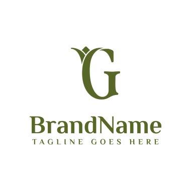 G harfi Doğa Logosu, büyümeyi, uyumu ve sürdürülebilirliği simgeliyor.