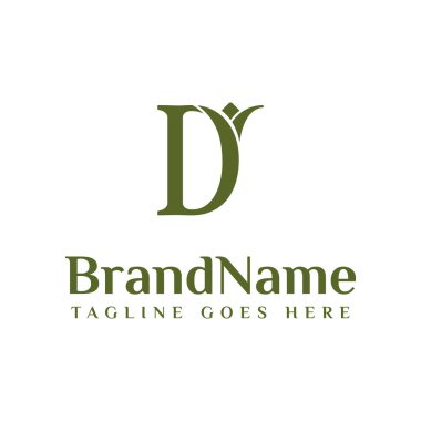 D harfi Doğa Logosu, büyümeyi, uyumu ve sürdürülebilirliği simgeliyor.