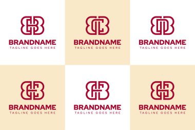 Harfler BBB BCB BDB BEB BFB Monogram Logosu Ayarları