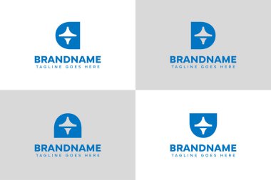 Harf C D N U Dönen Top Logo Kümesi, denge, hareket ve yaratıcılığı simgeliyor