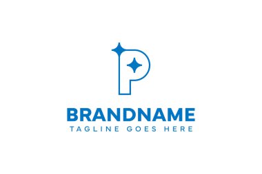 Harf P Yıldız Çizgisi Logosu, hırsı, başarıyı ve yaratıcılığı simgeliyor