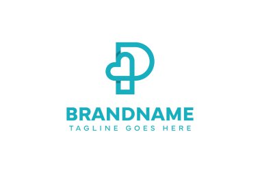 P harfi Aşk Çizgisi Logosu, aşkı, ilgiyi ve bağlantıyı simgeliyor