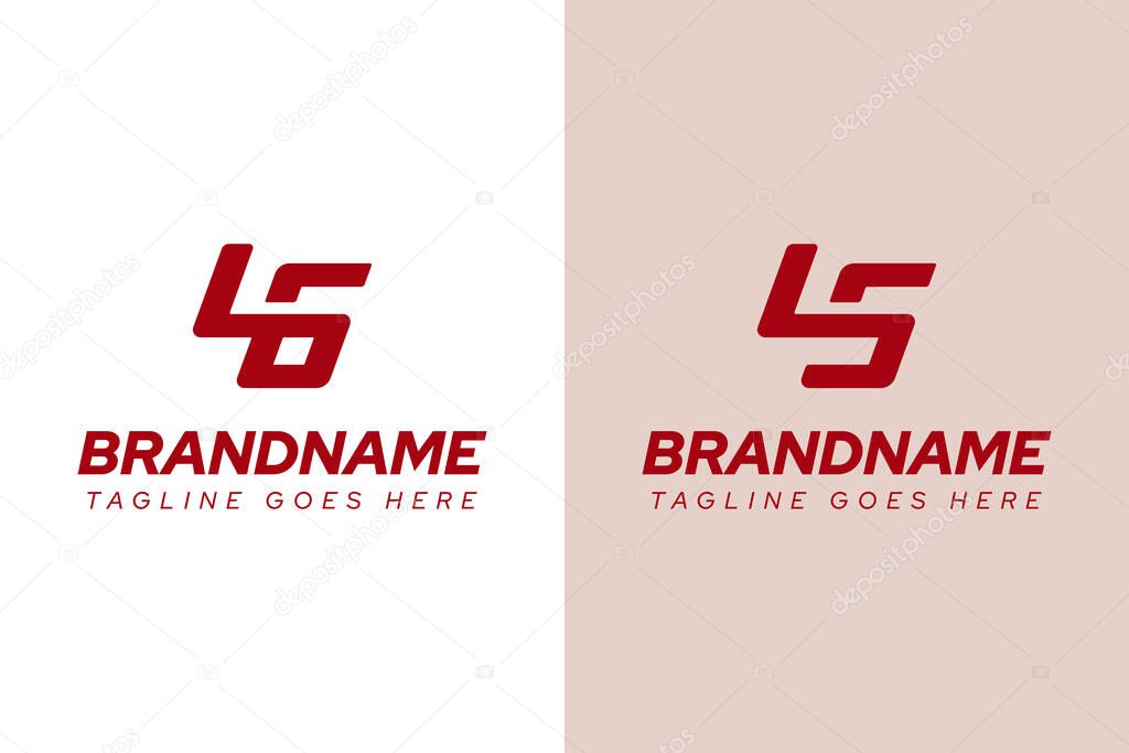 Letters LG LS Dynamic Logo, for any business with LG GL LS SL initials