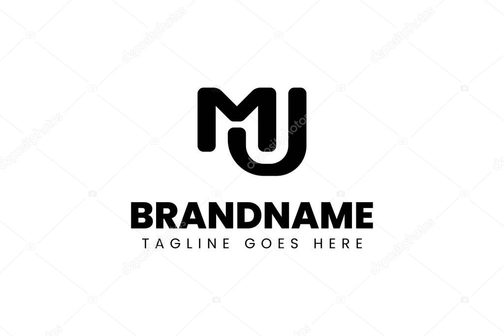 Letters MJ Monogram Logo, suitable for any brand with JM or MJ initials