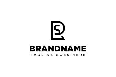SR Monogram Logosu harfleri, SR veya RS 'nin baş harfleri olan her marka için uygundur