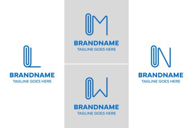 L M N W Kağıt Ataç Logosu, bağlantıyı, organizasyonu ve yaratıcılığı sembolize ediyor