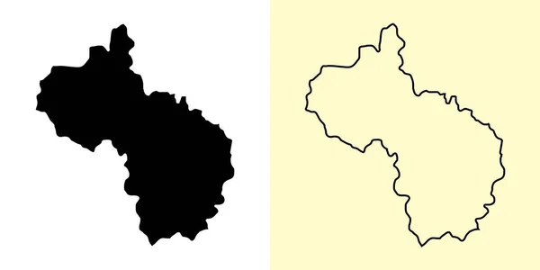 ヴァルダル地図 北マケドニア ヨーロッパ 地図のデザインを記入してアウトラインします ベクターイラスト — ストックベクタ