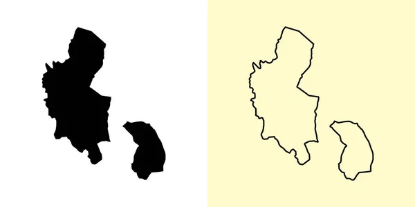 Mapa Triesenberg Liechtenstein Europa Desenhos Mapas Preenchidos Esboçados Ilustração Vetorial —  Vetores de Stock