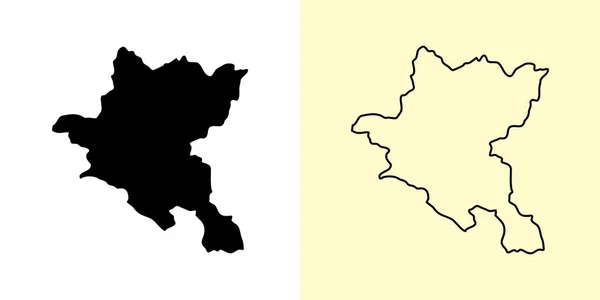 Софійська Карта Болгарія Європа Заповнені Оформлені Мапи Приклад Вектора — стоковий вектор