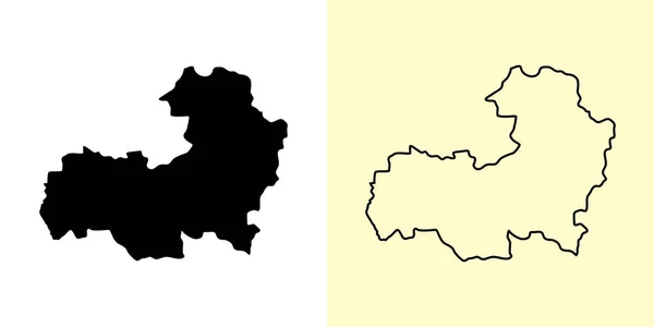 Aragatsotn Map Armenie Ασία Γεμάτο Και Περίγραμμα Σχέδια Χάρτη Εικονογράφηση — Διανυσματικό Αρχείο