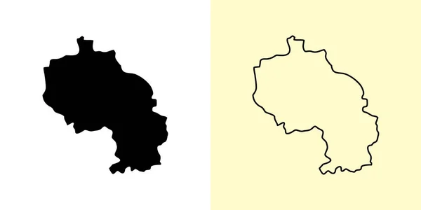 スイス地図 ラトビア ヨーロッパ 地図のデザインを記入してアウトラインします ベクターイラスト — ストックベクタ