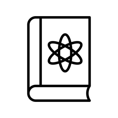 Kitap ikonu. Tasarım biçimi beyaz arkaplanda izole edildi