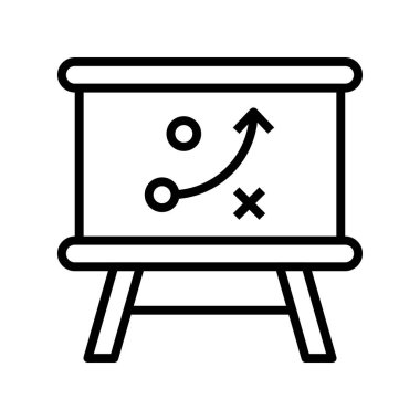 tahta simgesi. Tasarım biçimi beyaz arkaplanda izole edildi