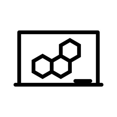 Tahta simgesi. Tasarım biçimi beyaz arkaplanda izole edildi