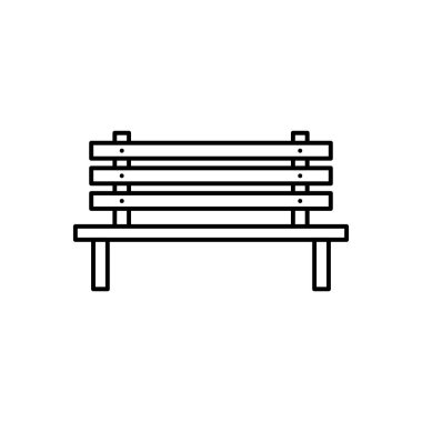 Yedek kulübesinde. Tasarım biçimi beyaz arkaplanda izole edildi