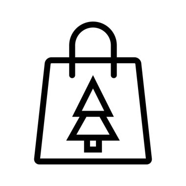 torba simgesi. Tasarım biçimi beyaz arkaplanda izole edildi