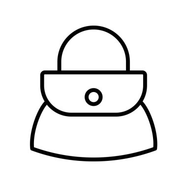 torba simgesi. Tasarım biçimi beyaz arkaplanda izole edildi