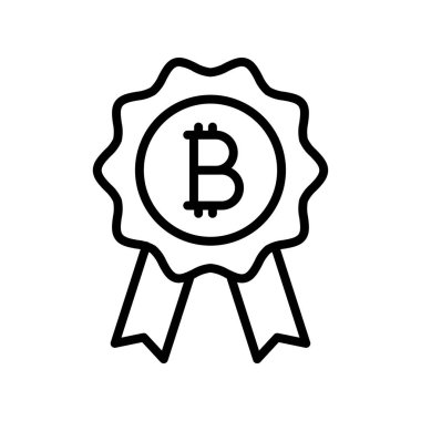 Ödül ikonu. Tasarım biçimi beyaz arkaplanda izole edildi