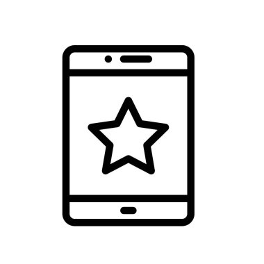 cep telefonu simgesi. Tasarım biçimi beyaz arkaplanda izole edildi