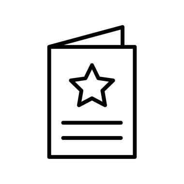 Kart simgesi. Tasarım biçimi beyaz arkaplanda izole edildi